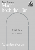 Macht hoch die Tür - (Violine 2)