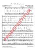 Der Heiland ist geboren (Chorpartitur)