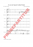 Es war ein Tag der großen Wende (Orchesterpartitur)