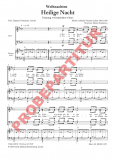 Heilige Nacht (Partitur - Chorsatz mit Klavierbegleitung)
