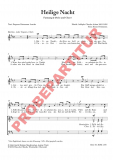 Heilige Nacht (Chorpartitur GCh + Solo)
