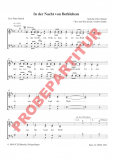 In der Nacht von Bethlehem (Chorpartitur)