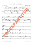 In der Nacht von Bethlehem (Klavierauszug)