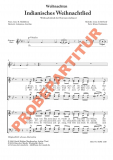 Indianisches Weihnachtslied (Chorpartitur GCh)