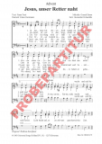 Jesus, unser Retter naht (Chorpartitur SAM)