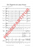 Ein Ärgernis ist Jesu Kreuz (Orchesterpartitur)