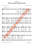 Wir warten auf das Licht (Chorpartitur FCh)