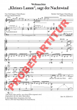 Kleines Lamm, sagt der Nachtwind (Partitur FCh)