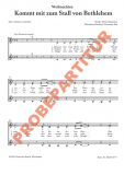 Kommt mit zum Stall von Bethlehem (Chorpartitur FCh) Kommt mit zum Stall von Bethlehem (Chorpartitur FCh)