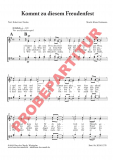 Kommt zu diesem Freudenfest GCh Chorpartitur