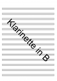 Paulus-Oratorium - Klarinette in B
