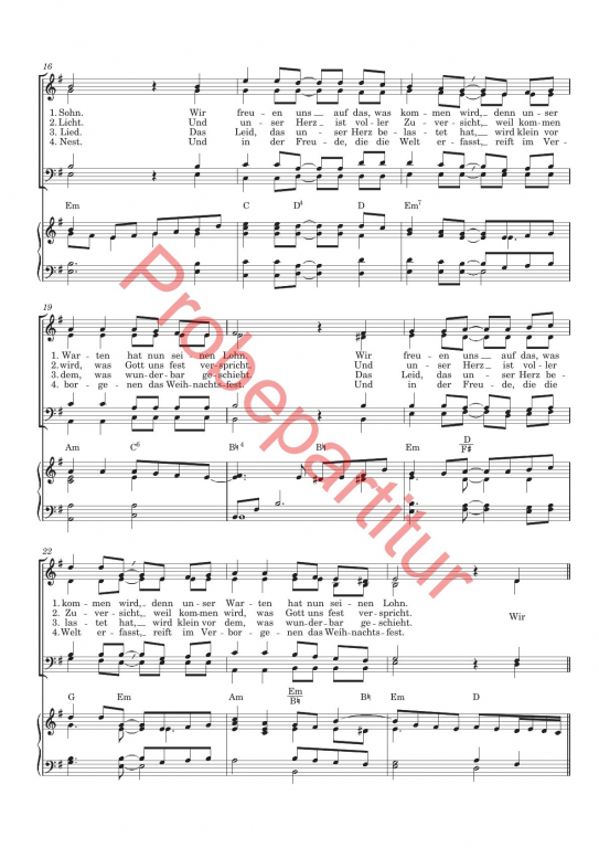 Wir warten, weil es uns verkündet ist (GCh)