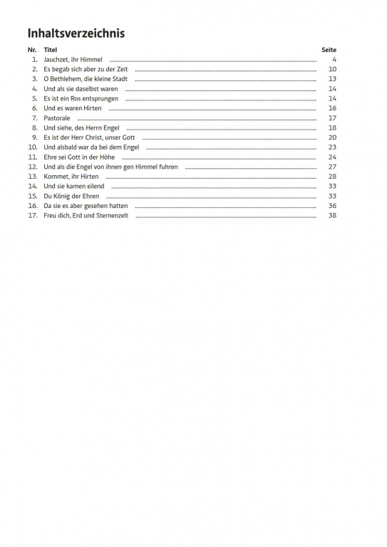 Die Weihnachtsbotschaft - (Partitur)