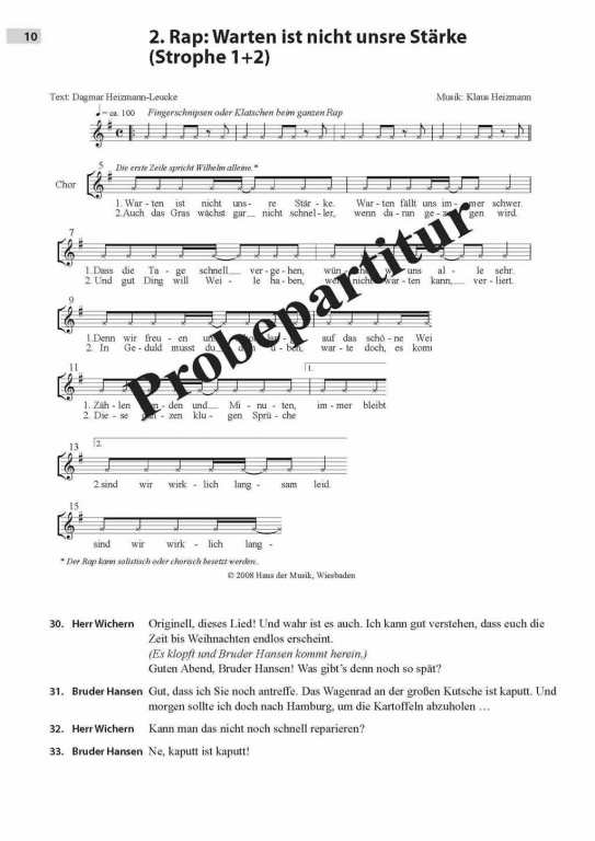 Eine zündende Idee - (Partitur)