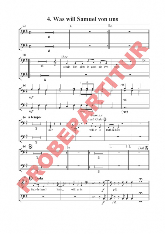 David+Goliat - Posaunen 1-3