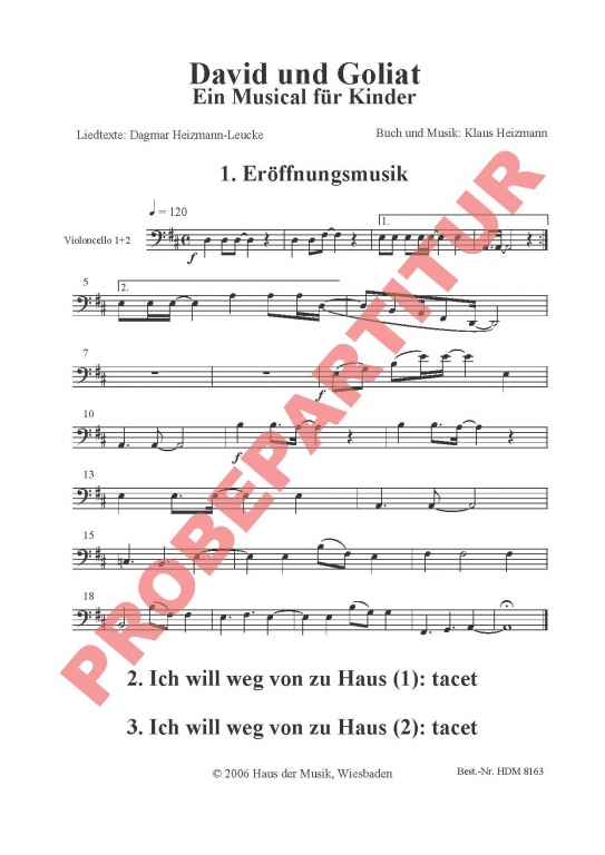 David+Goliat - Violoncello