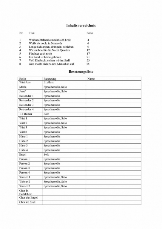 Das Geheimnis der Heiligen Nacht - (1 - Kinderchorpartitur)