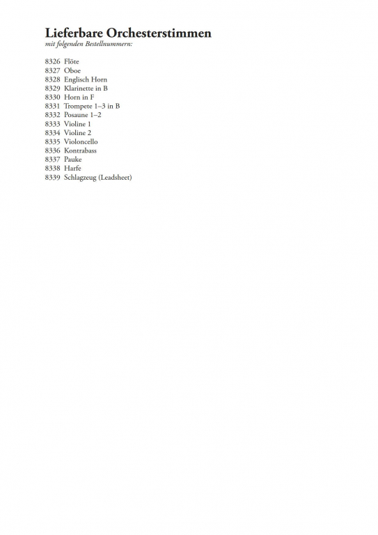 David - König, Sänger und Poet - (Partitur)