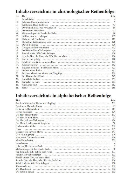 David - König, Sänger und Poet - (Partitur)