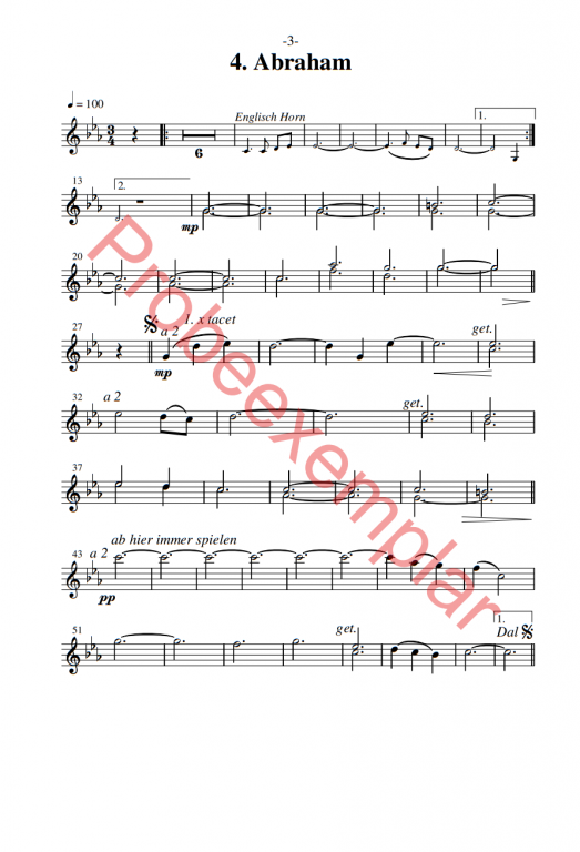 Israel Schalom - (Violine 1+2)