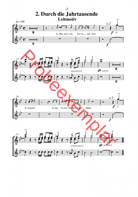 Israel Schalom - (Trompete 1-3 in B)