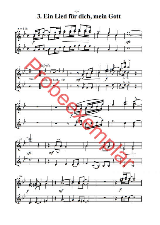 Israel Schalom - (Trompete 1-3 in B)