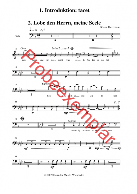 David - König, Sänger und Poet - (Pauke)