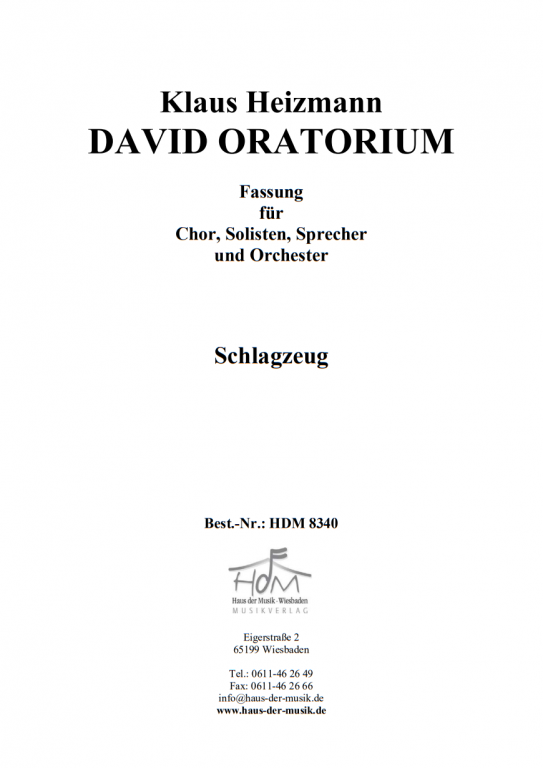 David - König, Sänger und Poet - (Schlagzeug)