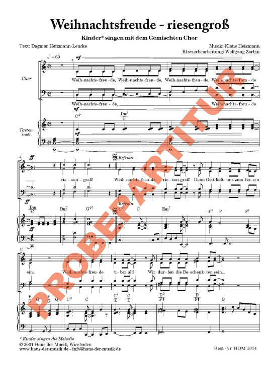 Der Weihnachtsmuffel - (Klavier)