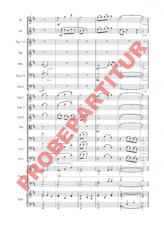 Noel (Orchesterpartitur GCh)