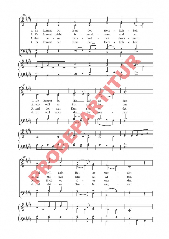 Advent heißt Ankunft - Klavierauszug (GCh)