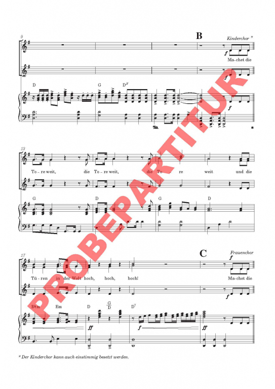 Machet die Tore weit (Partitur FCh)