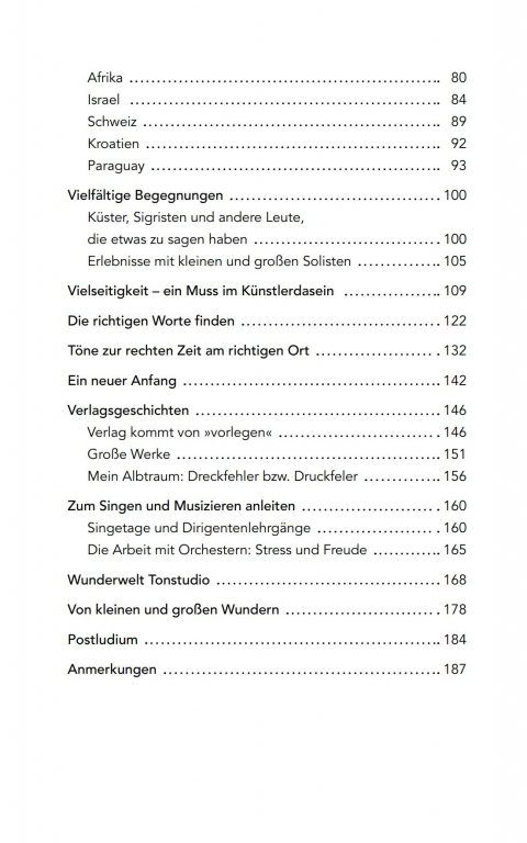 Mein Leben in Dur und Moll