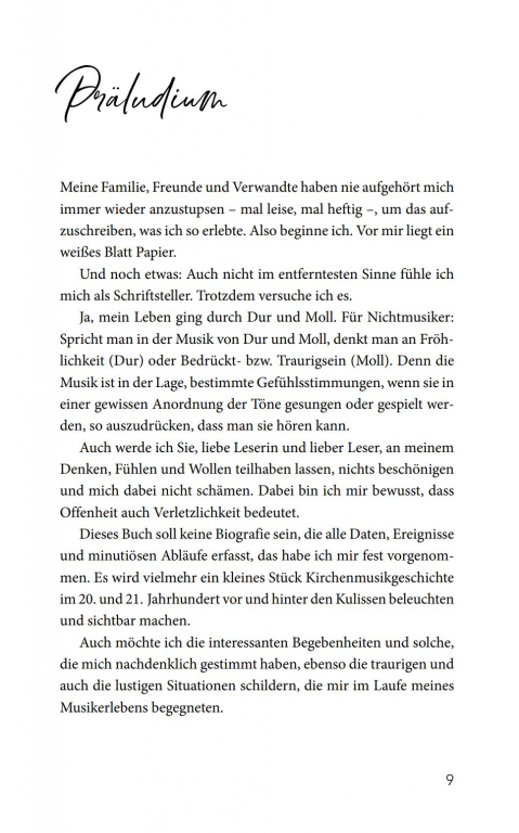 Mein Leben in Dur und Moll