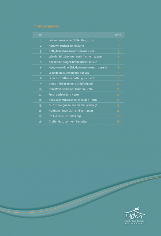 Lieder der Stille Veeh-Harfe - Chorheft