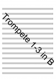 Das Wunder von Bethlehem - (Trompete in B)