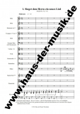 Singet dem Herrn Partitur Frauenchor