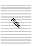 Lobe den Herrn, meine Seele (dreistimmig) Flötenstimme